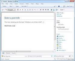 Windows Live Writer for Windows XP